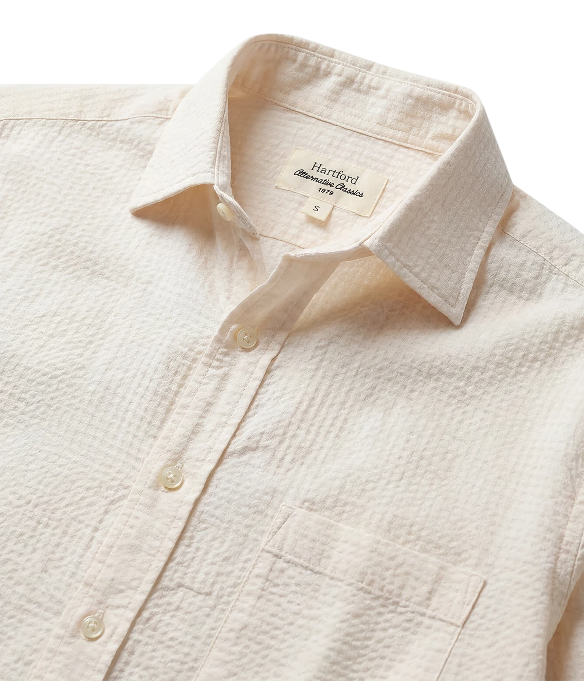 Paul Woven Shirt in Off White