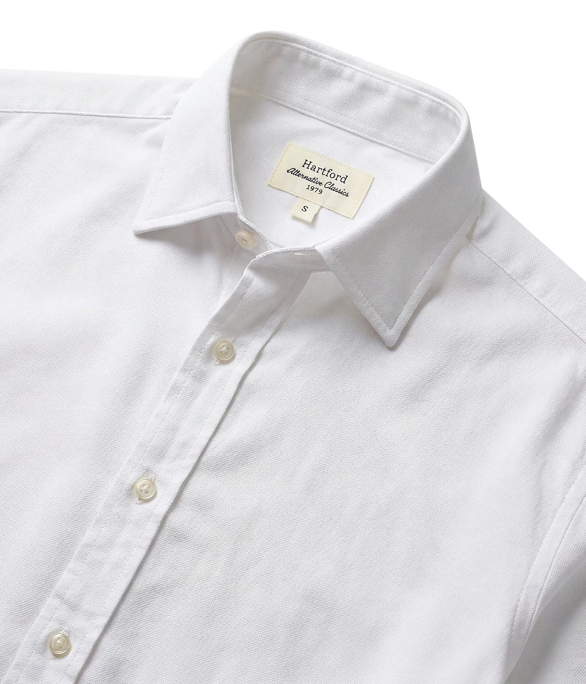 Paul Woven Shirt in WHITE