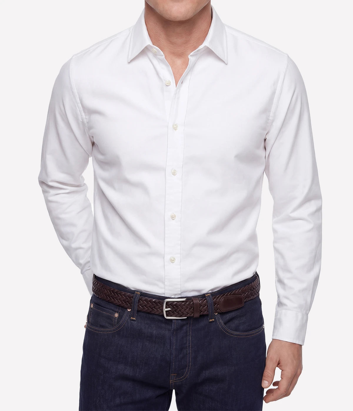 Paul Woven Shirt in WHITE
