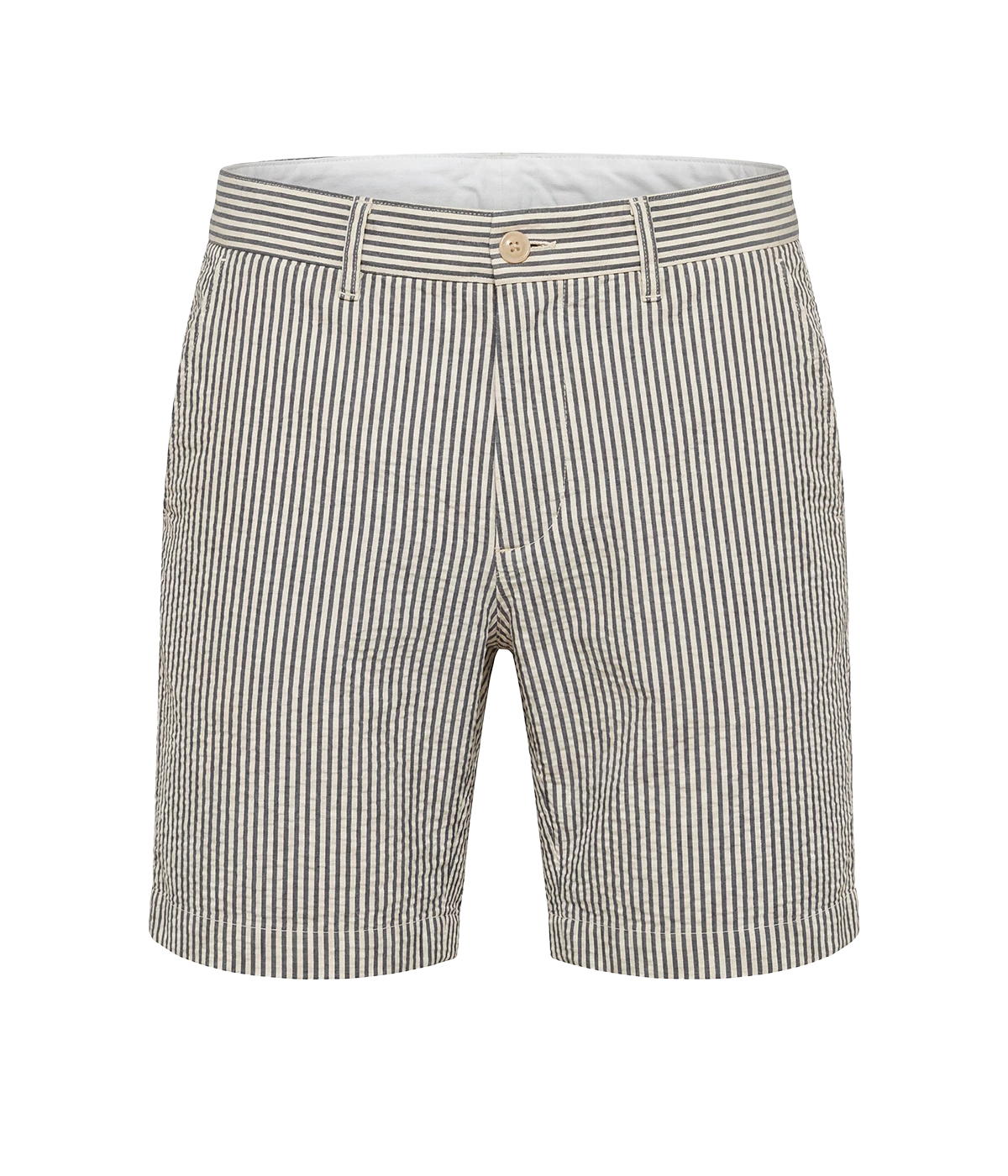 Taylor Woven Short in Blue and Cream