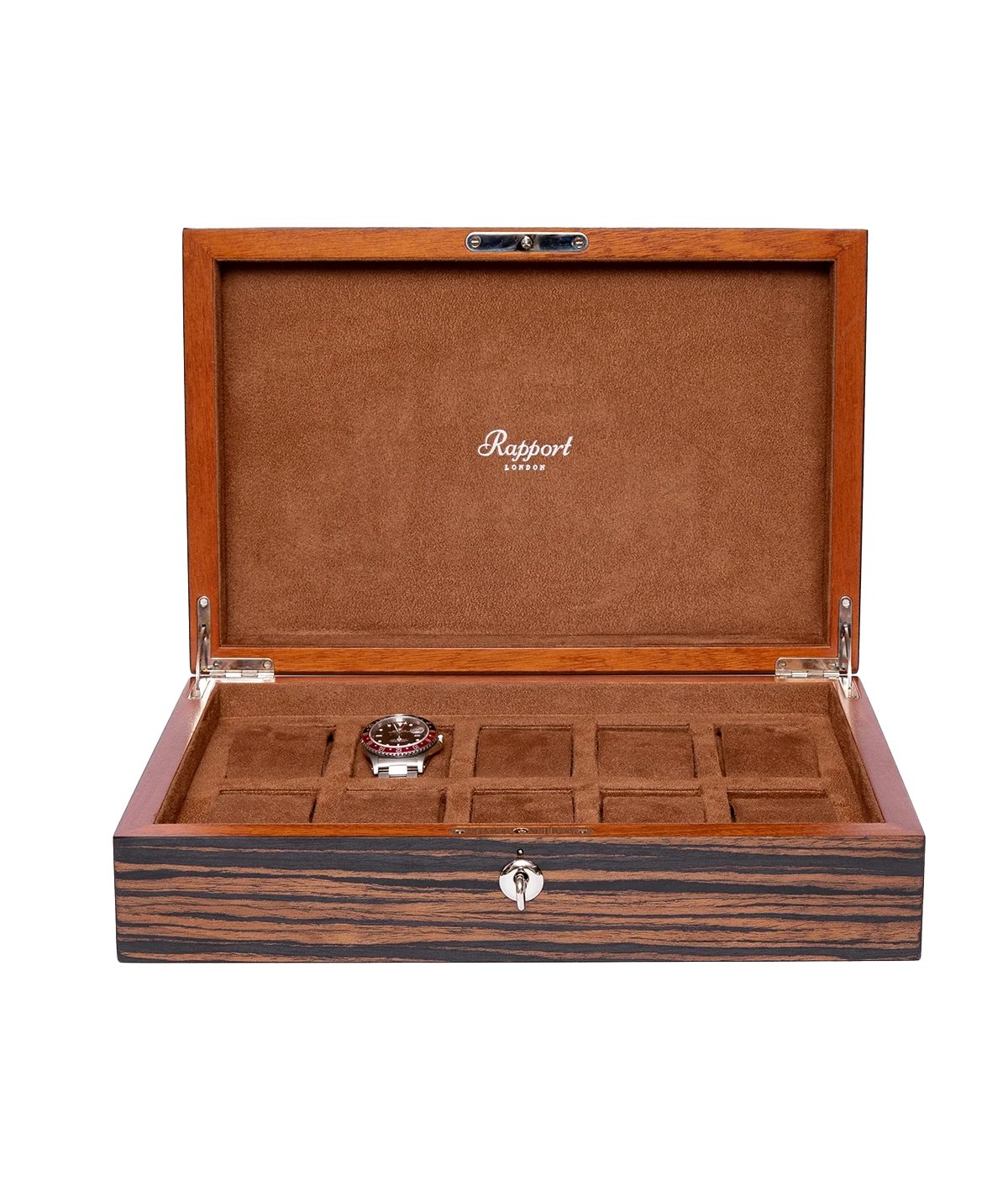 Heritage Ten Watch Box in Macassar Wood