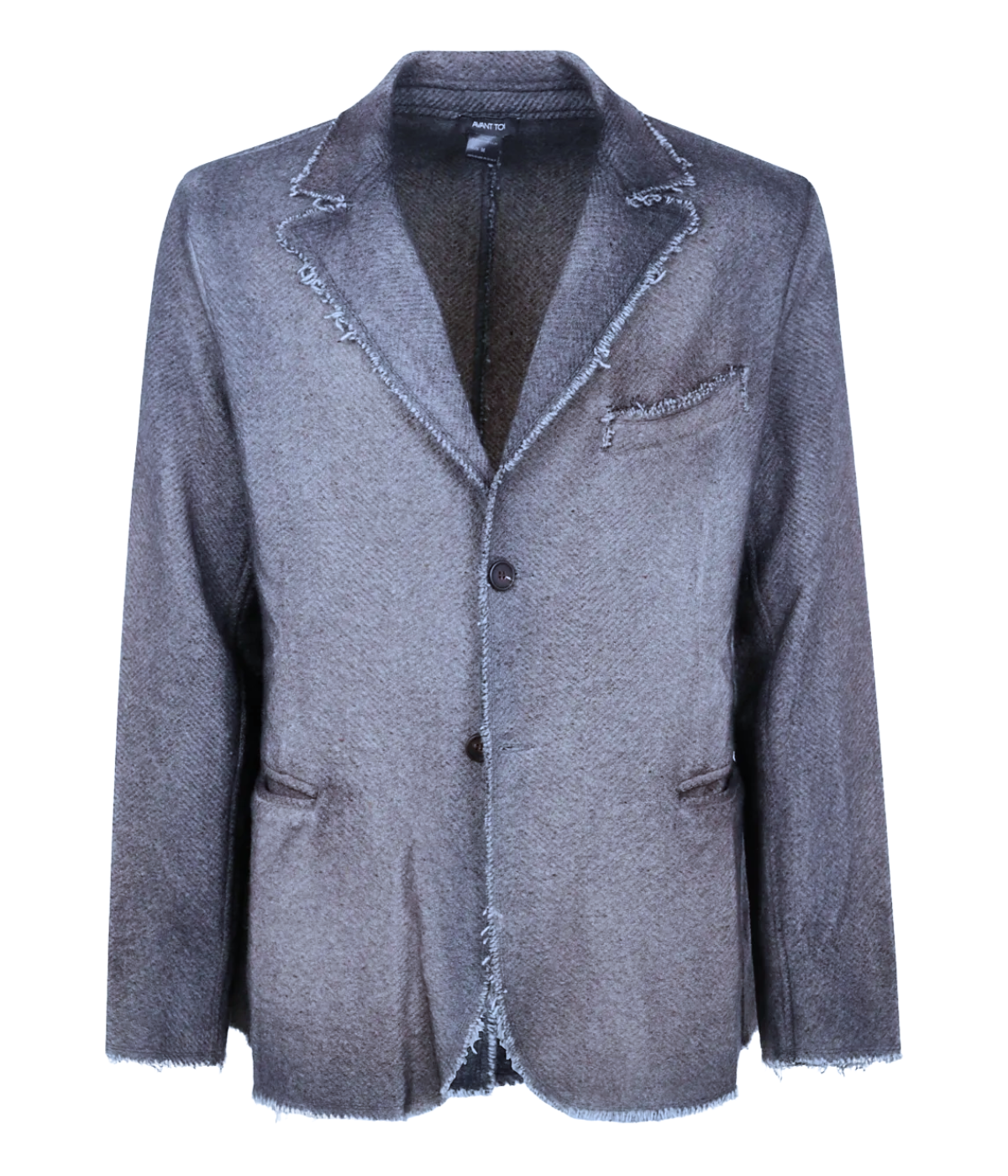 Herringbone Rever Jacket with Shadow in Midnight