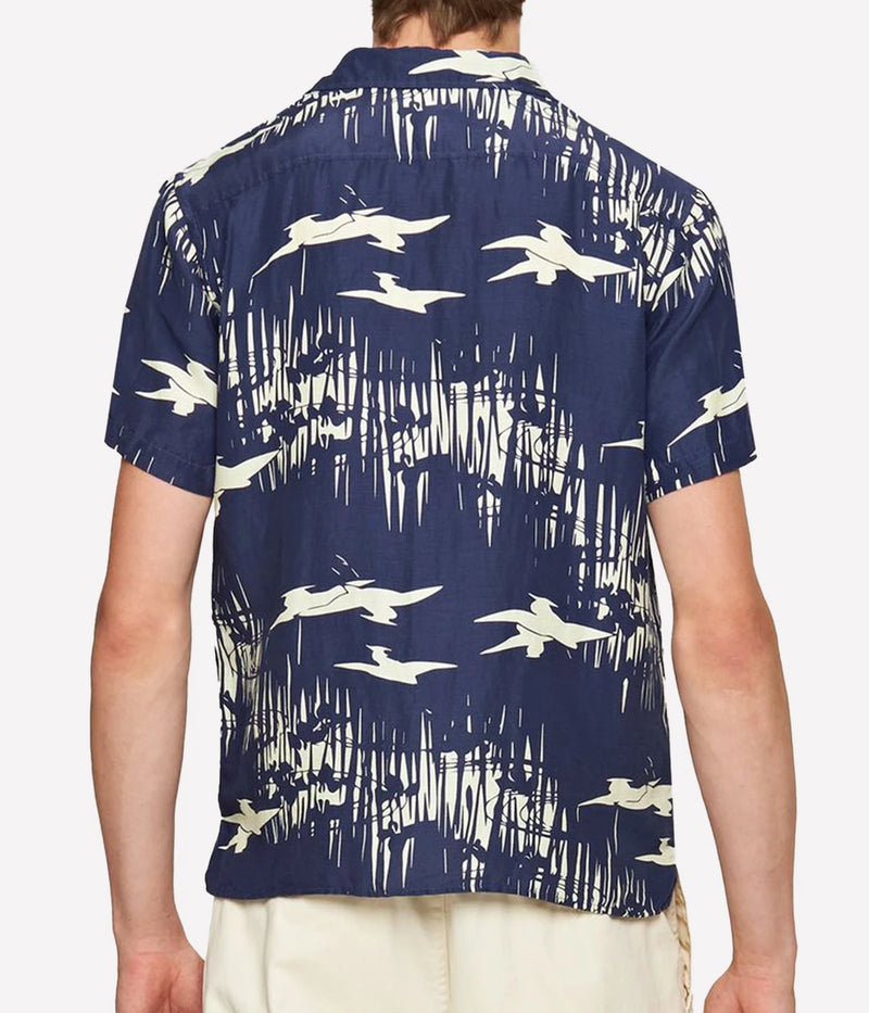 Hibbert Living Dream Shirt in Midnight Navy Sea
