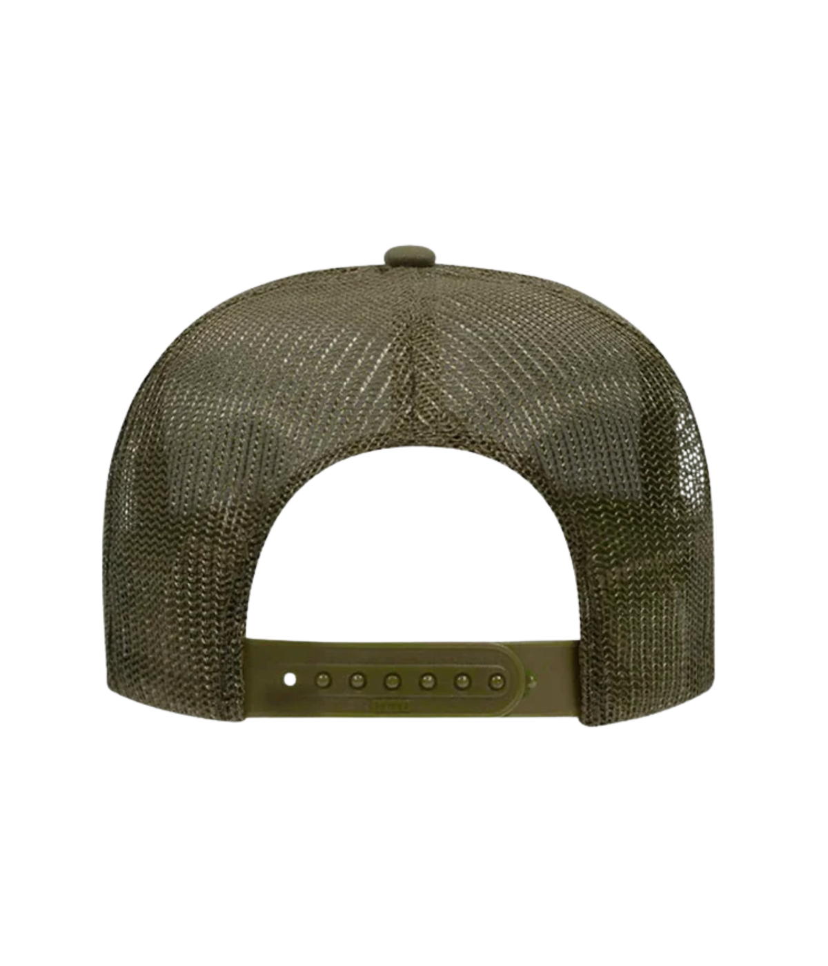 Hola Trucker Hat in Olive Army Green