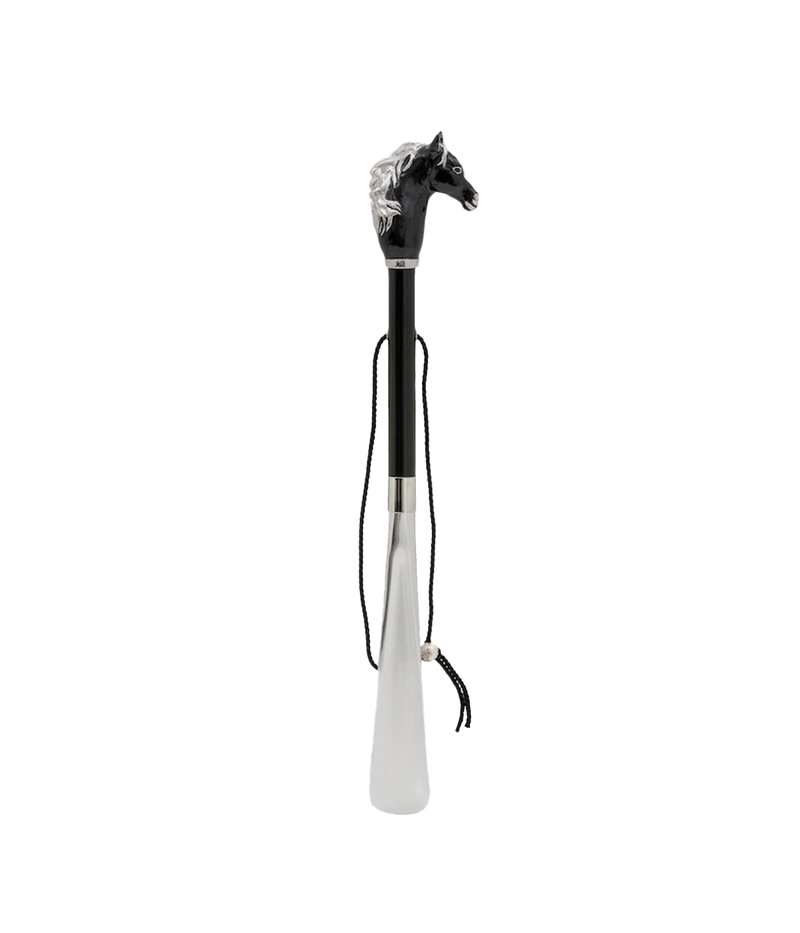 Horse Shoe Horn in Black