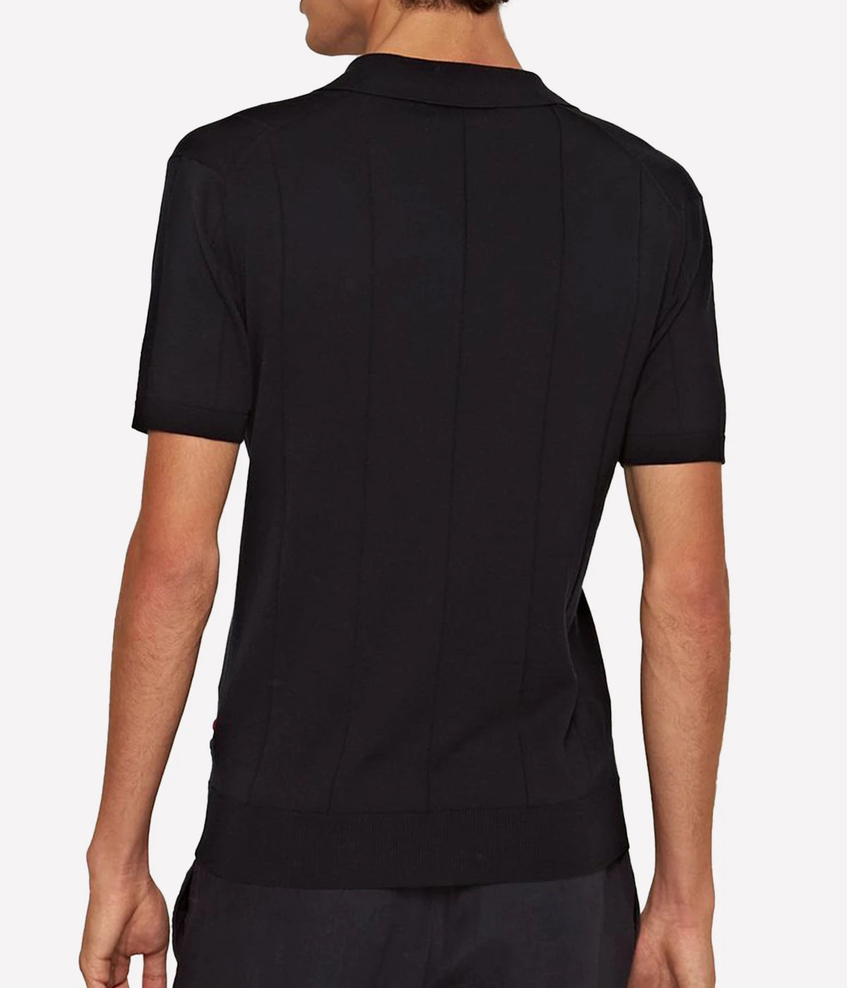 Horton Cotton Silk Polo in Night Iris