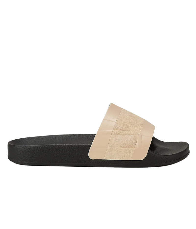 Humberto Suede Slides in Sand