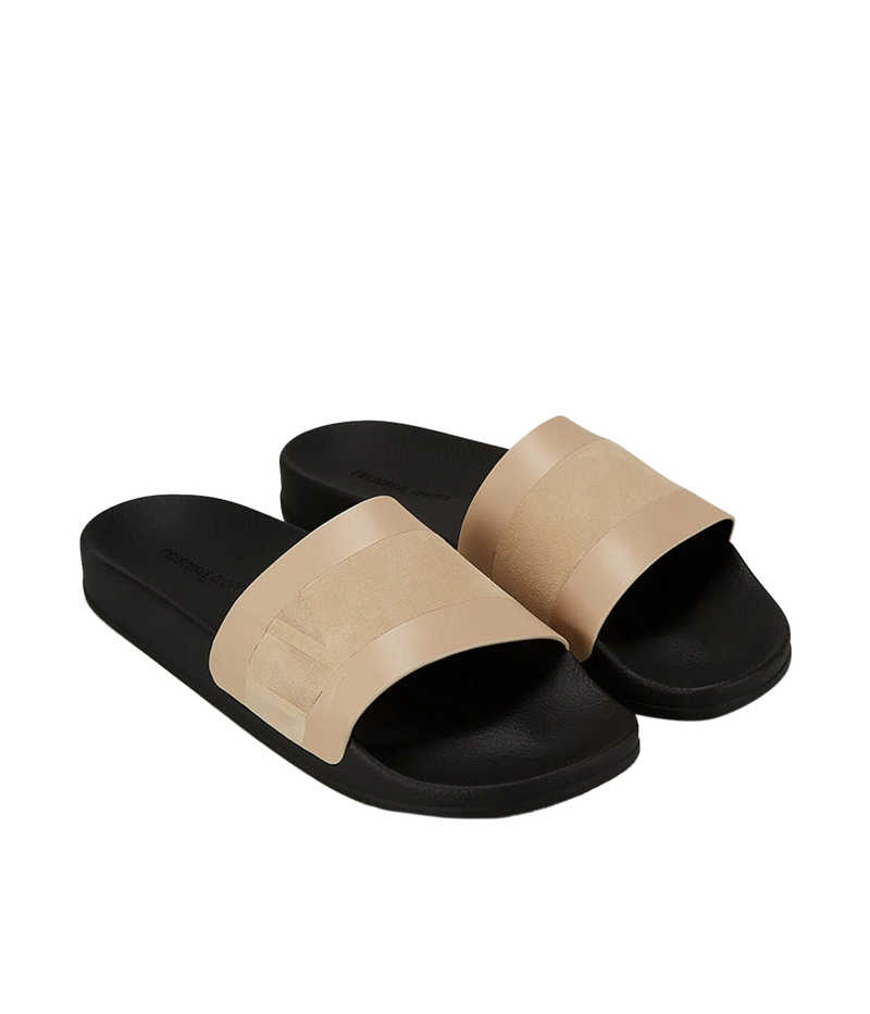 Humberto Suede Slides in Sand