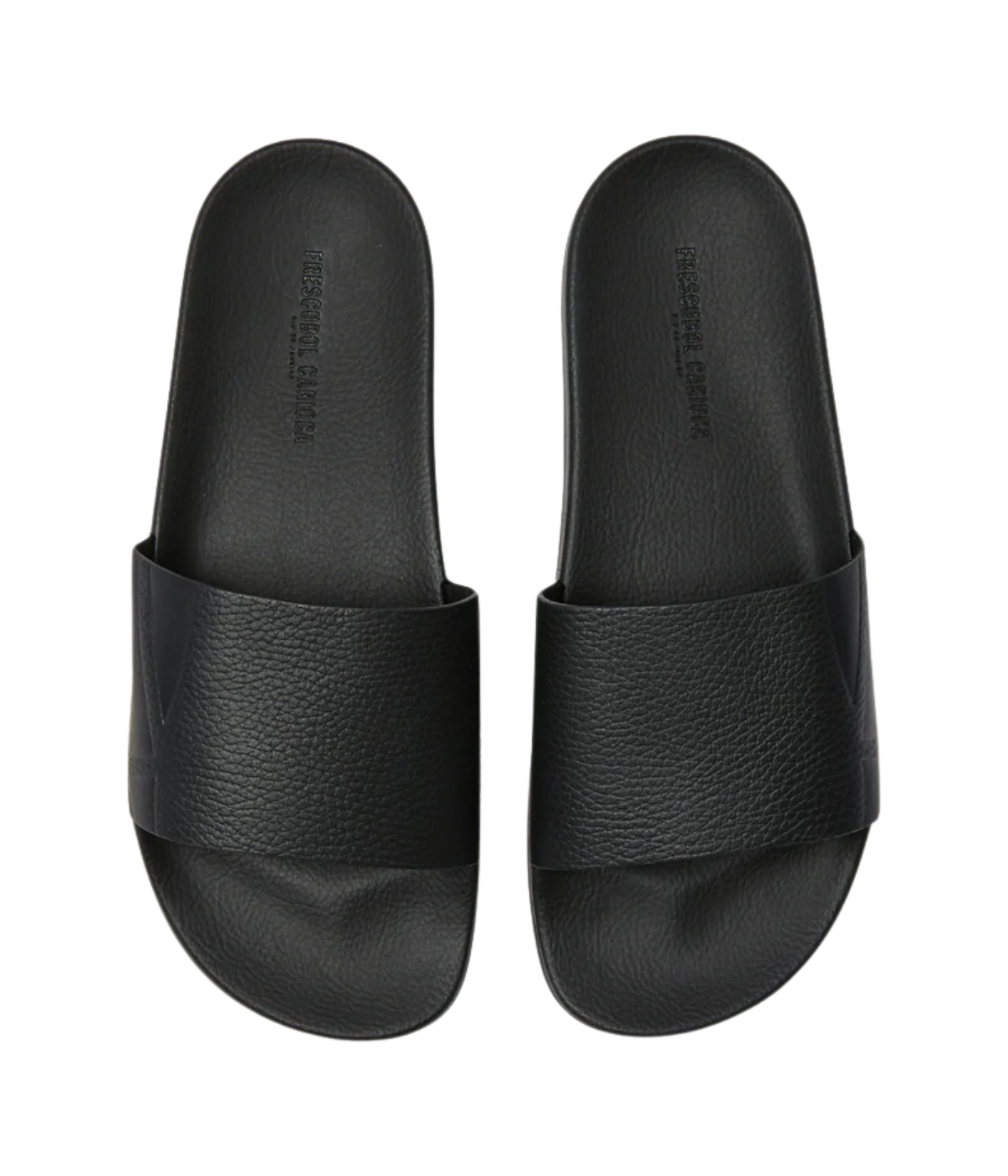 Humberto Suede Slides in Black