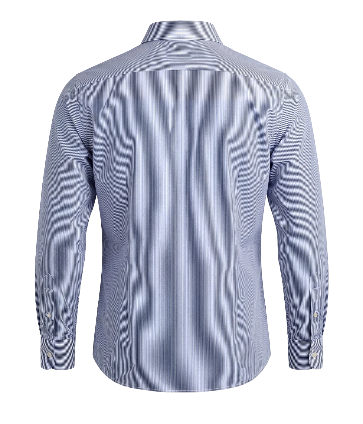 Slim Fit Shirt In Dark Blue Stripe