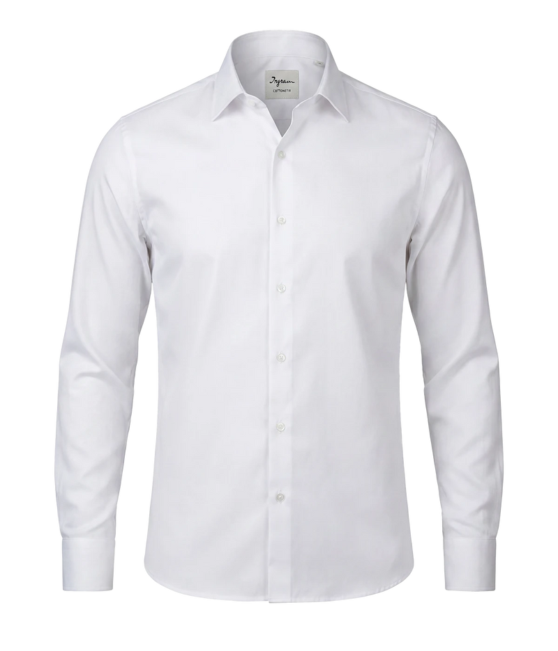 Slim Fit Shirt In Smooth White