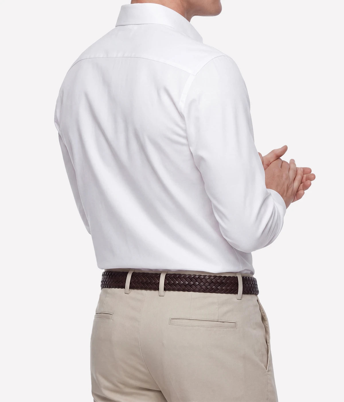 Slim Fit Shirt In Smooth White