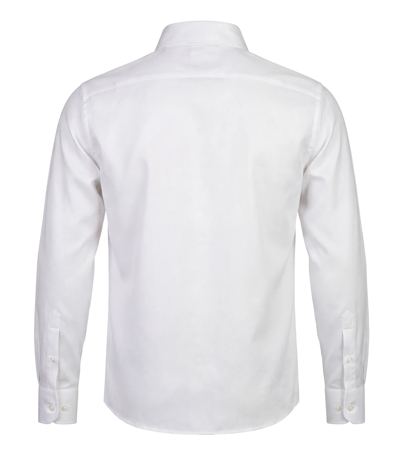 Slim Fit Shirt in White Textured