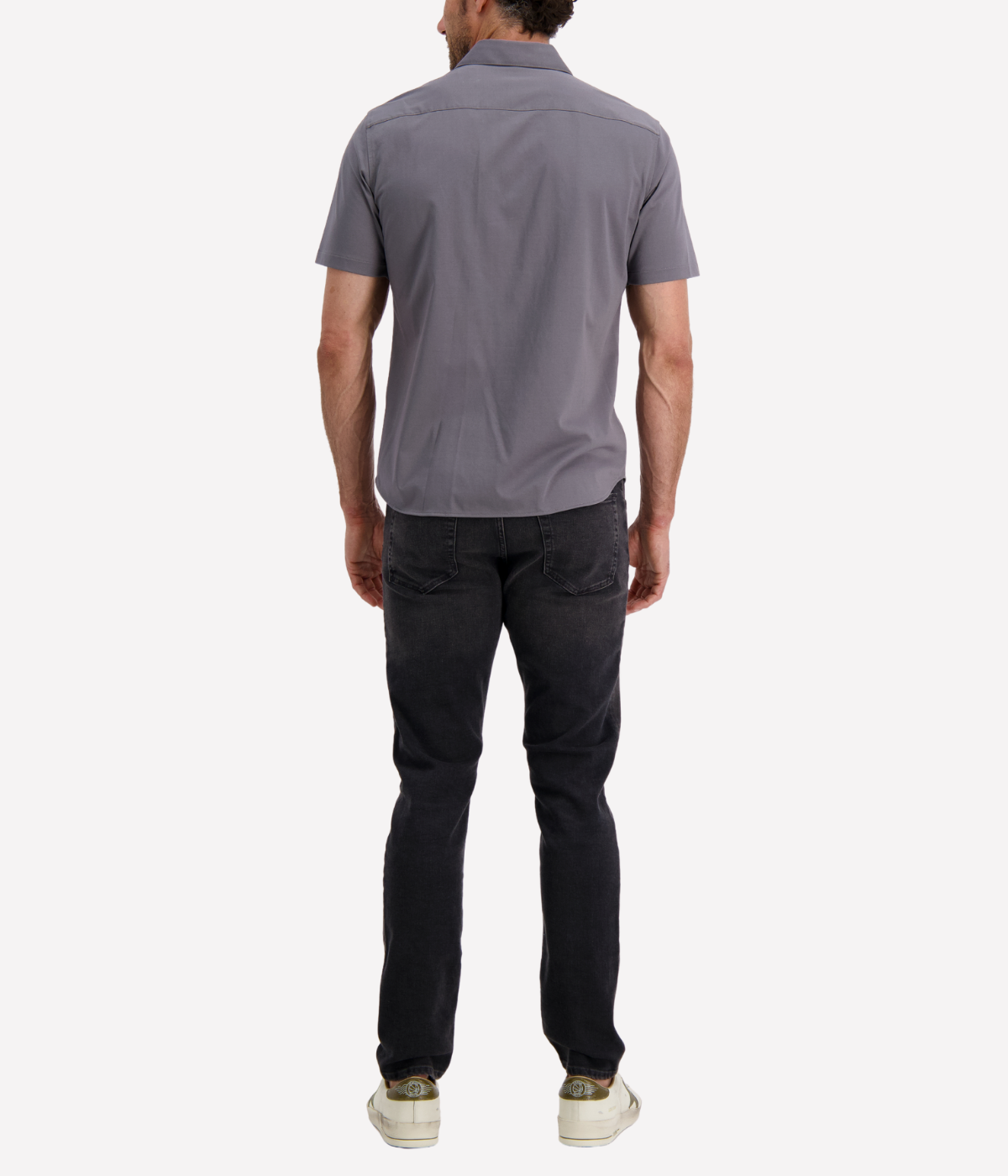 Irving Short Sleeve Shirt in Carbon