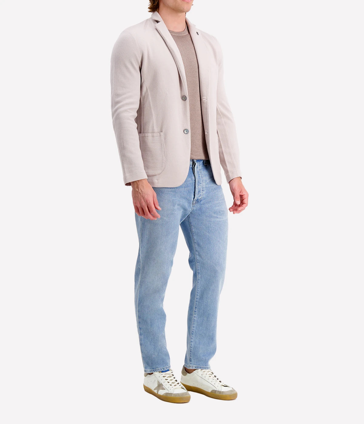 *FINAL SALE* Jacket Logo in Beige