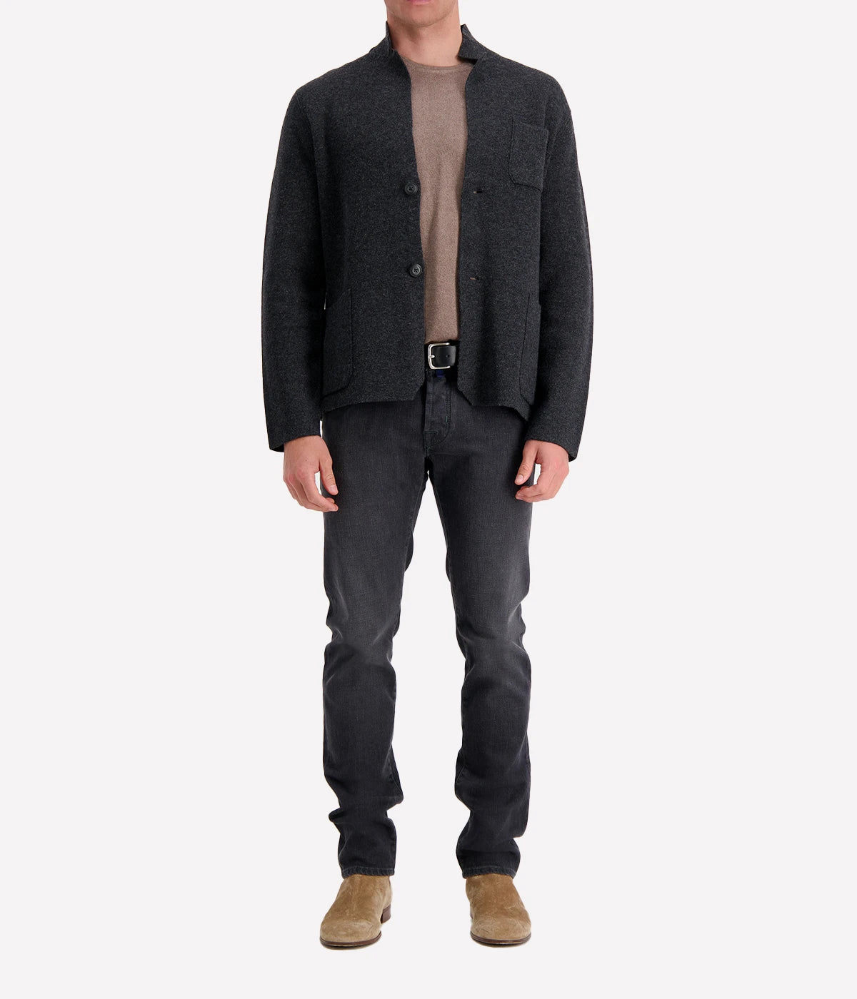 Chic notched collar jacket from Vince, combining stylish design and durable craftsmanship.