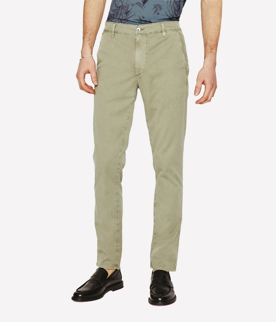 light green straight leg men's jeans by AG