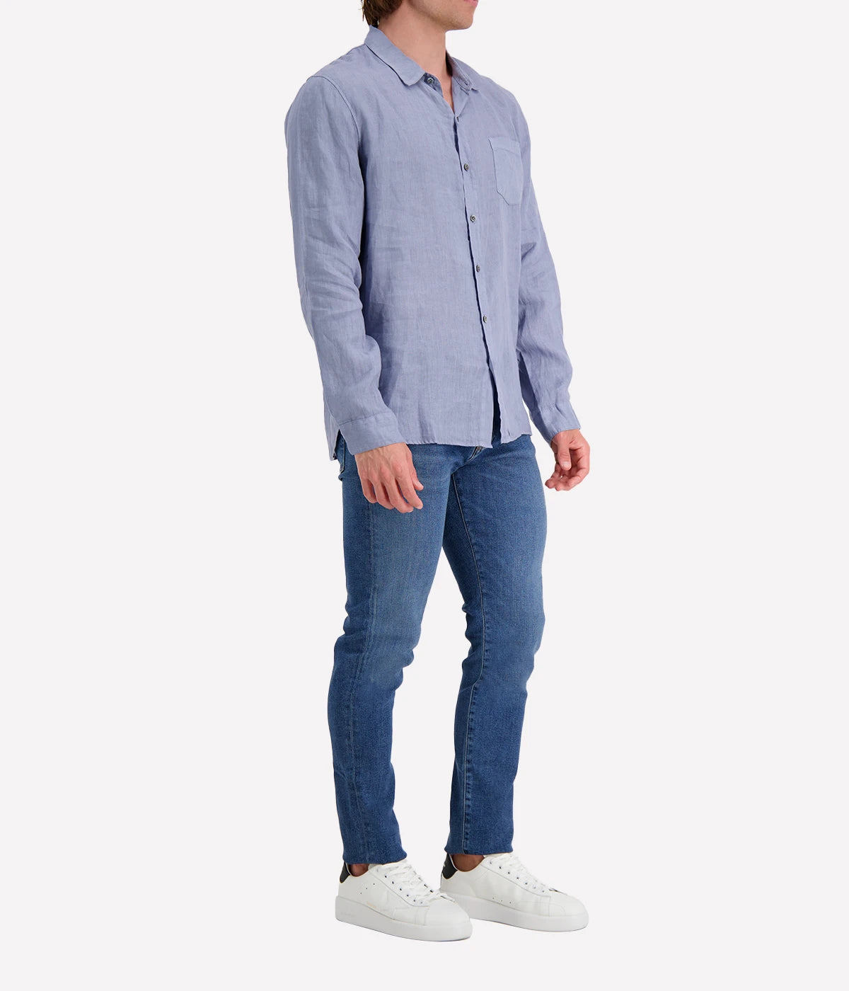 Jioch Linen Shirt in Stonewash