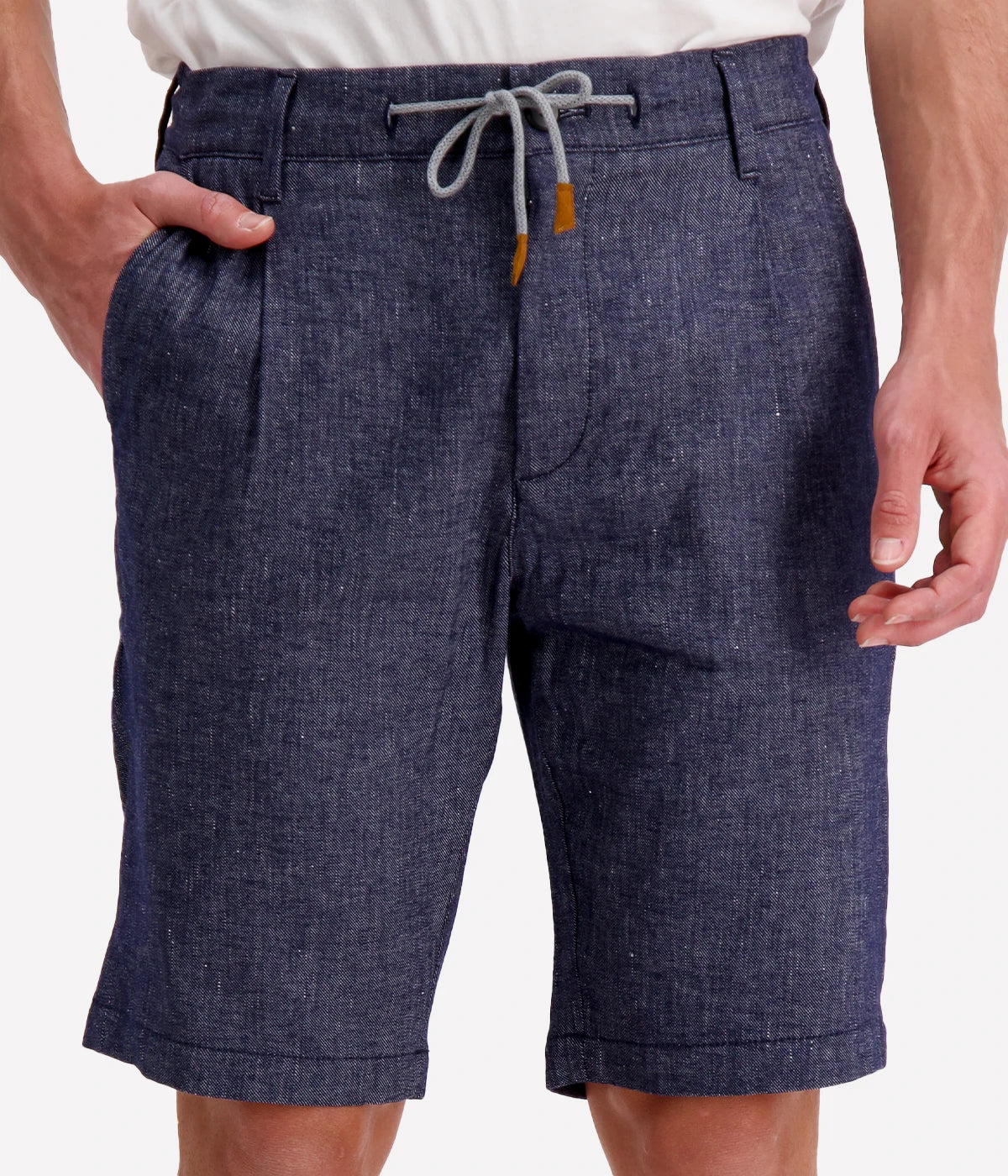 Jogger Bermuda Pants in Blue