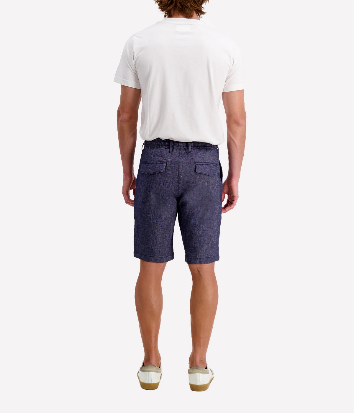 Jogger Bermuda Pants in Blue