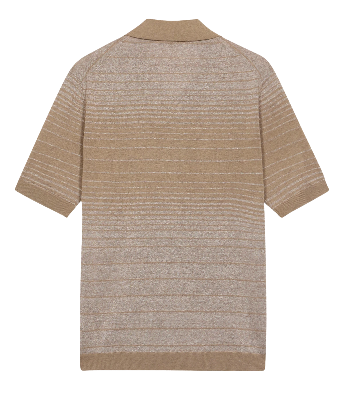 Stripe Knitted Polo In 00205