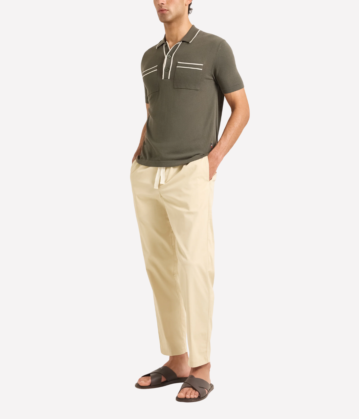 Keeling Polo in Herbal Green & Cashew