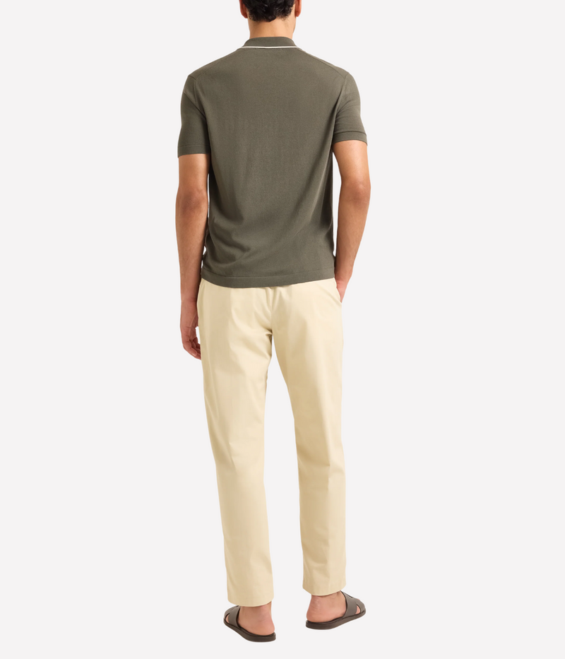 Keeling Polo in Herbal Green & Cashew