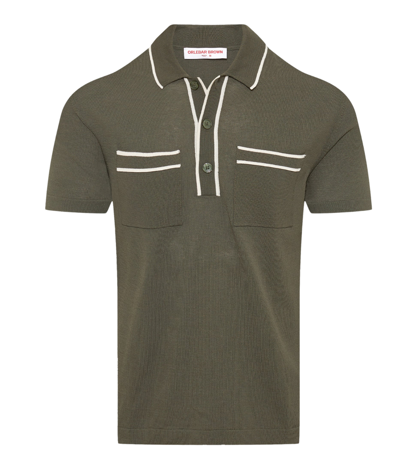 Keeling Polo in Herbal Green & Cashew