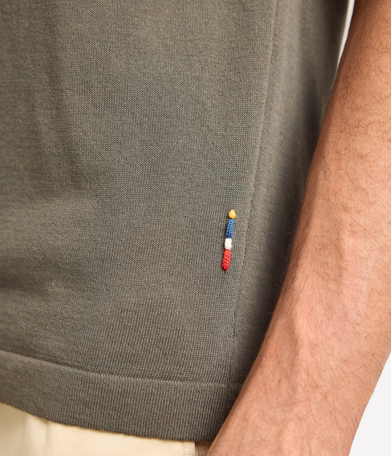 Keeling Polo in Herbal Green & Cashew