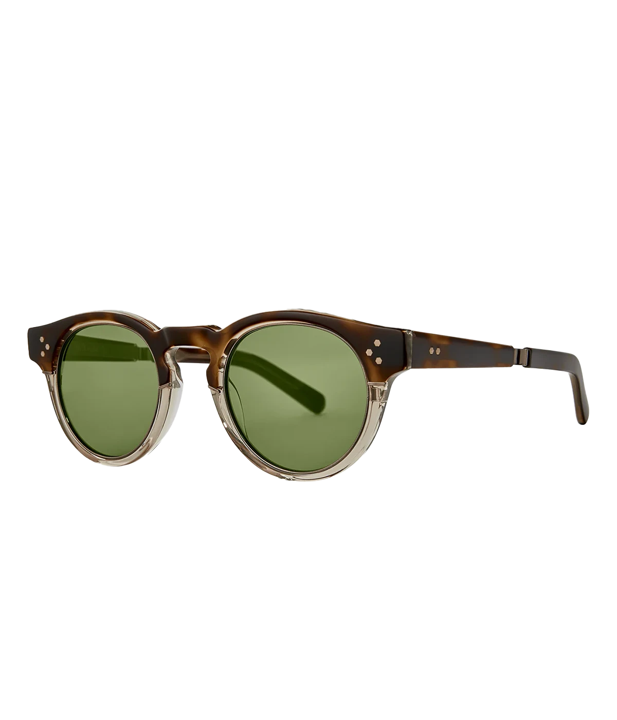 Kennedy Sun 46 Sunglasses in Honeycomb, Gold & Green
