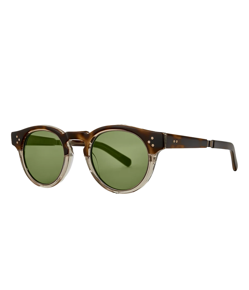 Kennedy Sun 46 Sunglasses in Honeycomb, Gold & Green