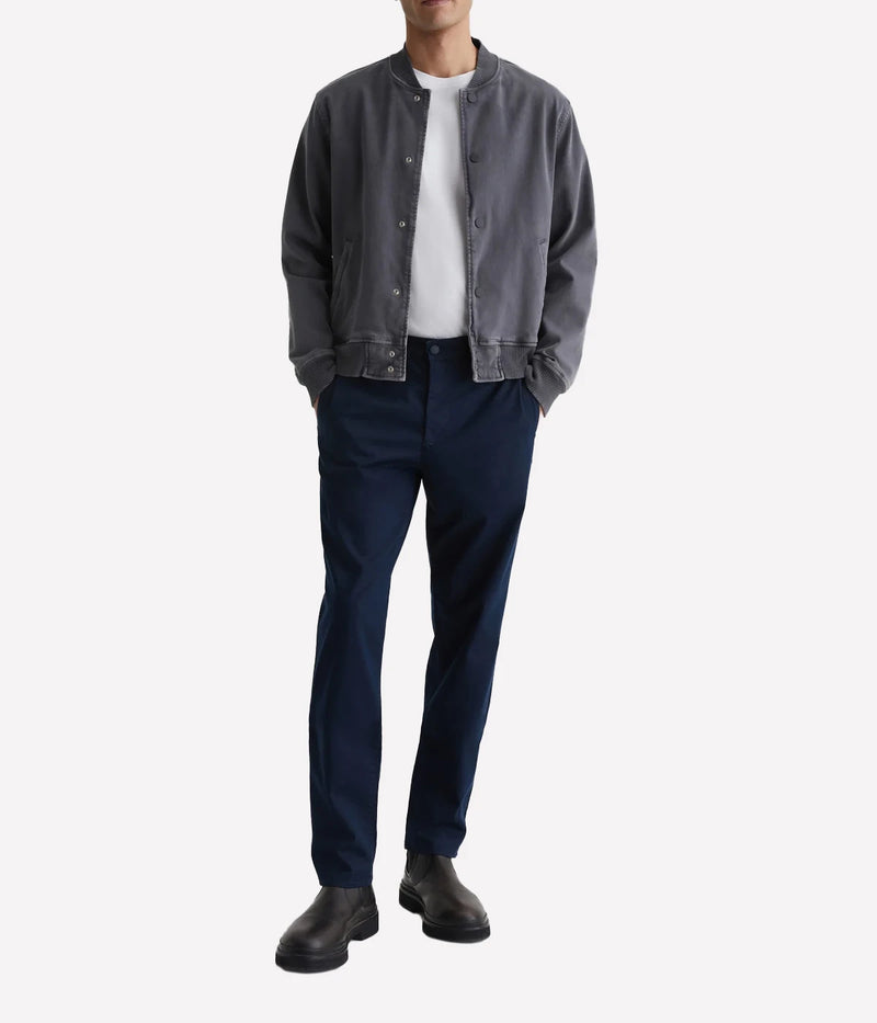 AG Kullen Trouser Bay Bridge On Model Full Length Front View Slim Fit Performance Trouser