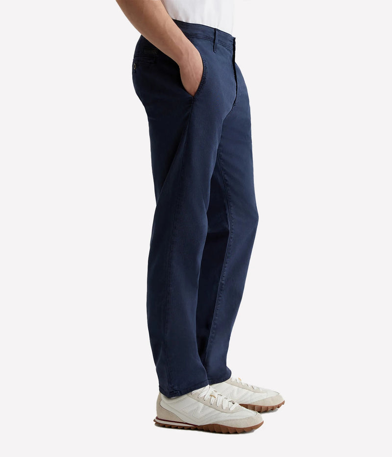 AG Kullen slim-fit trouser in Sorrento Stretch Twill, featuring on-seam pockets and a sleek, tailored silhouette.