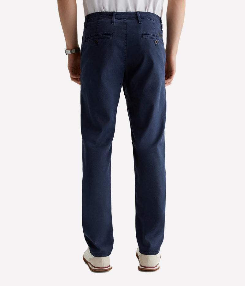 AG Kullen slim-fit trouser in Sorrento Stretch Twill, featuring on-seam pockets and a sleek, tailored silhouette.