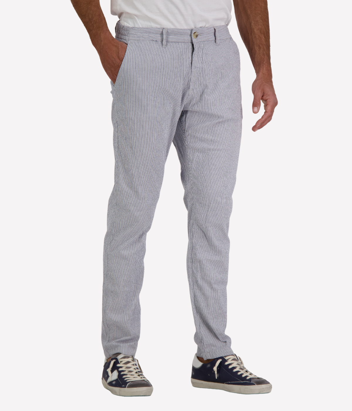 Lancaster Trouser in Dark Navy