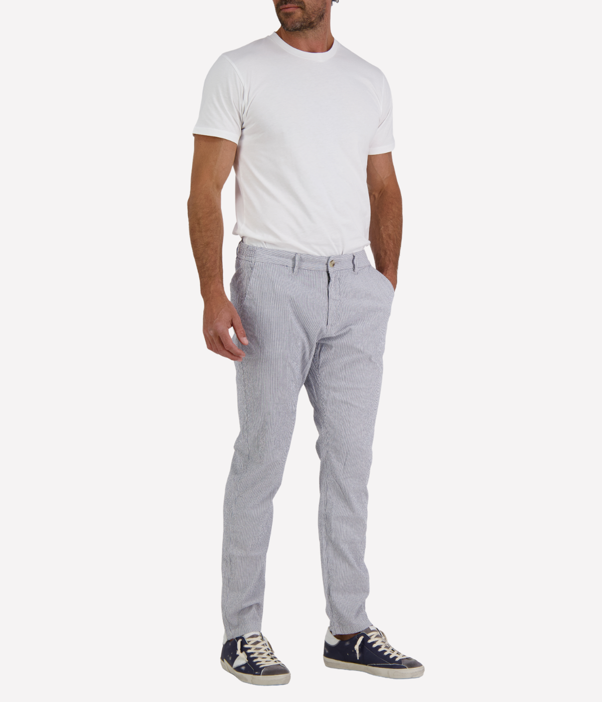 Lancaster Trouser in Dark Navy