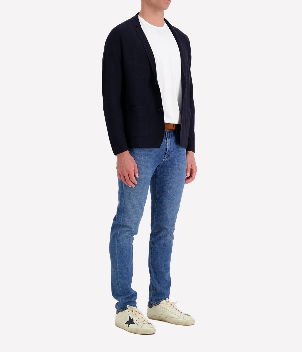 Knitted Jacket in Navy