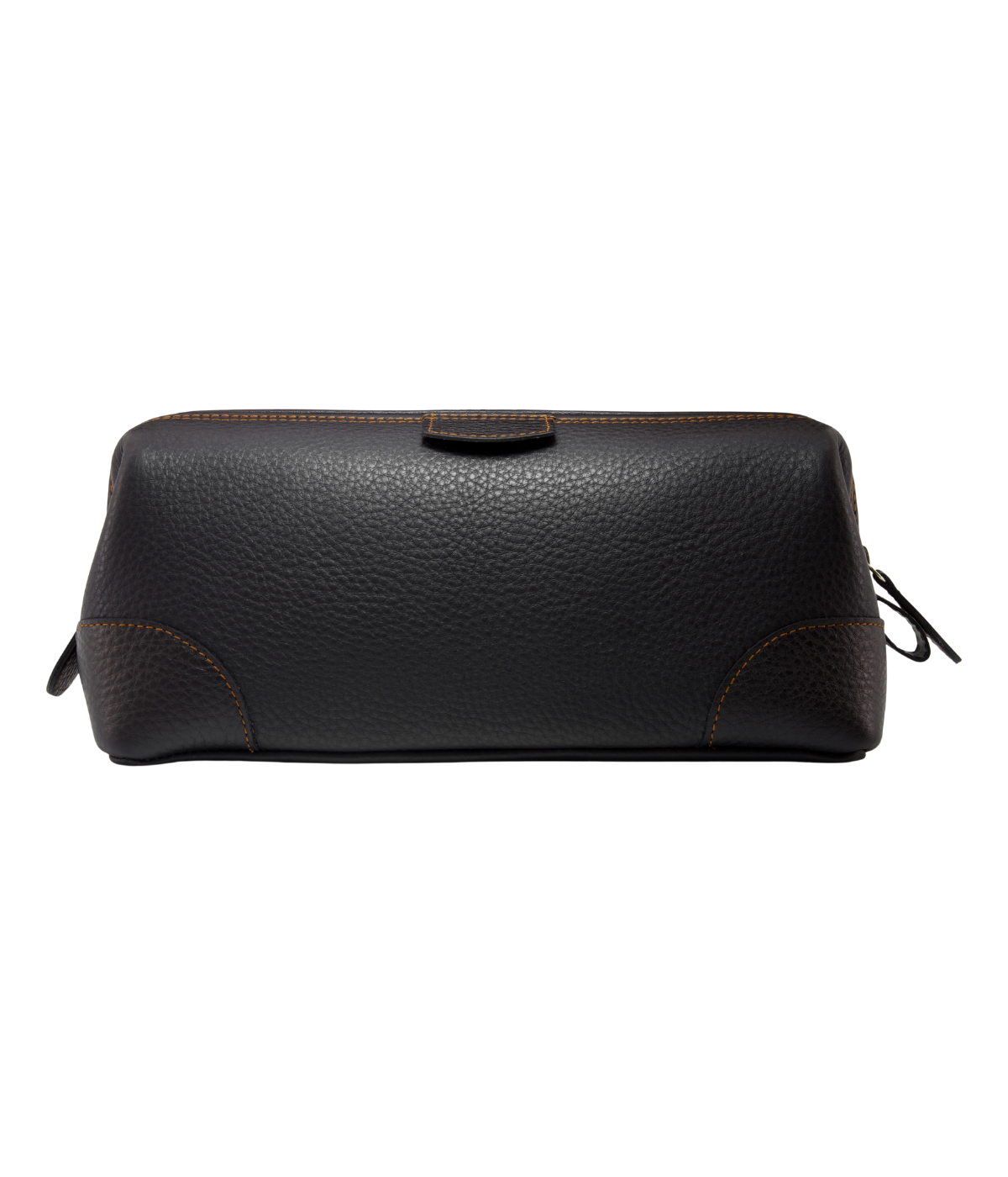 Mens Leather Washbag with Zip