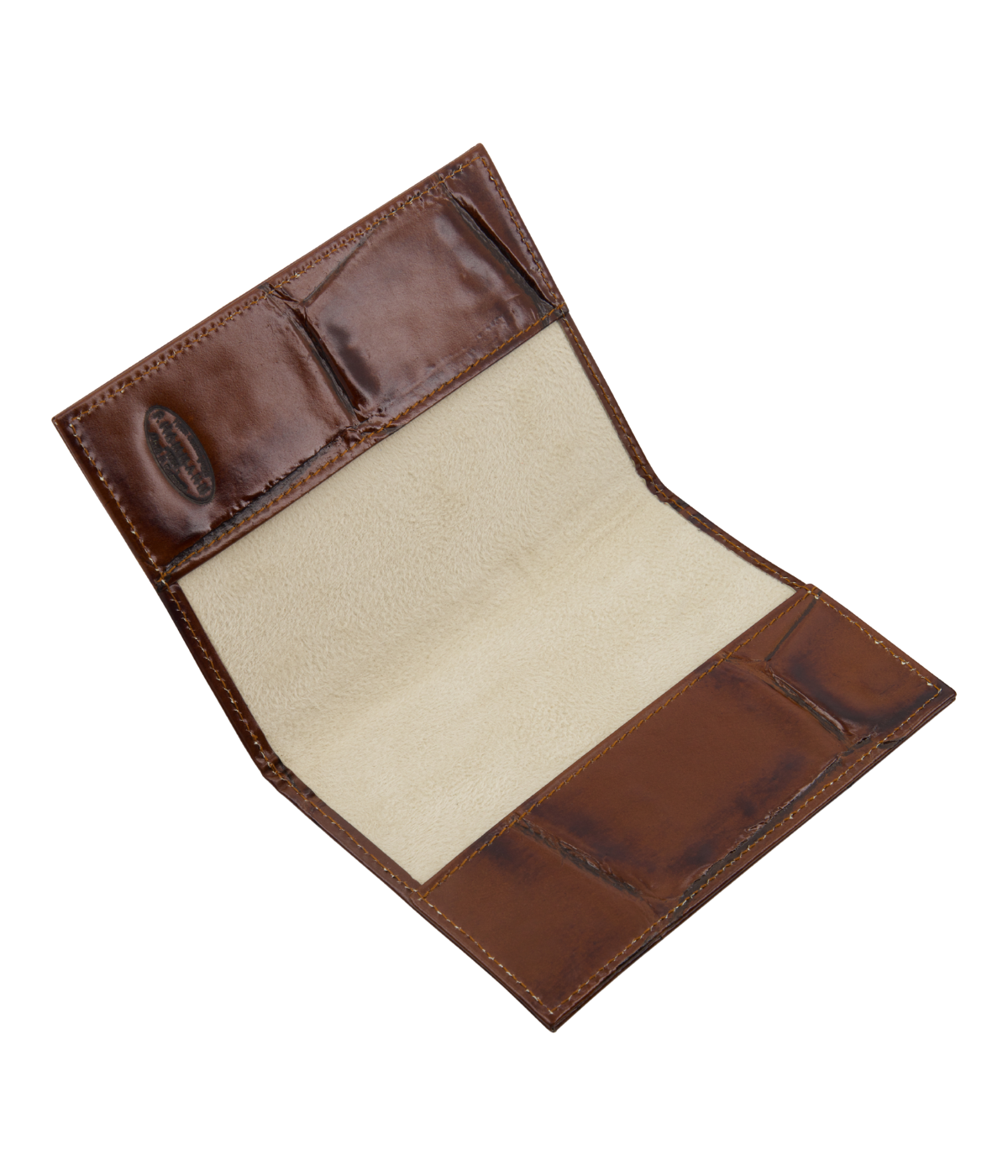 Leather Passport Case in Brown
