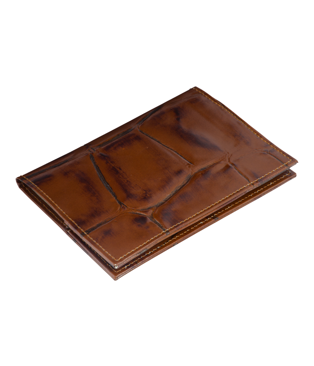 Leather Passport Case in Brown