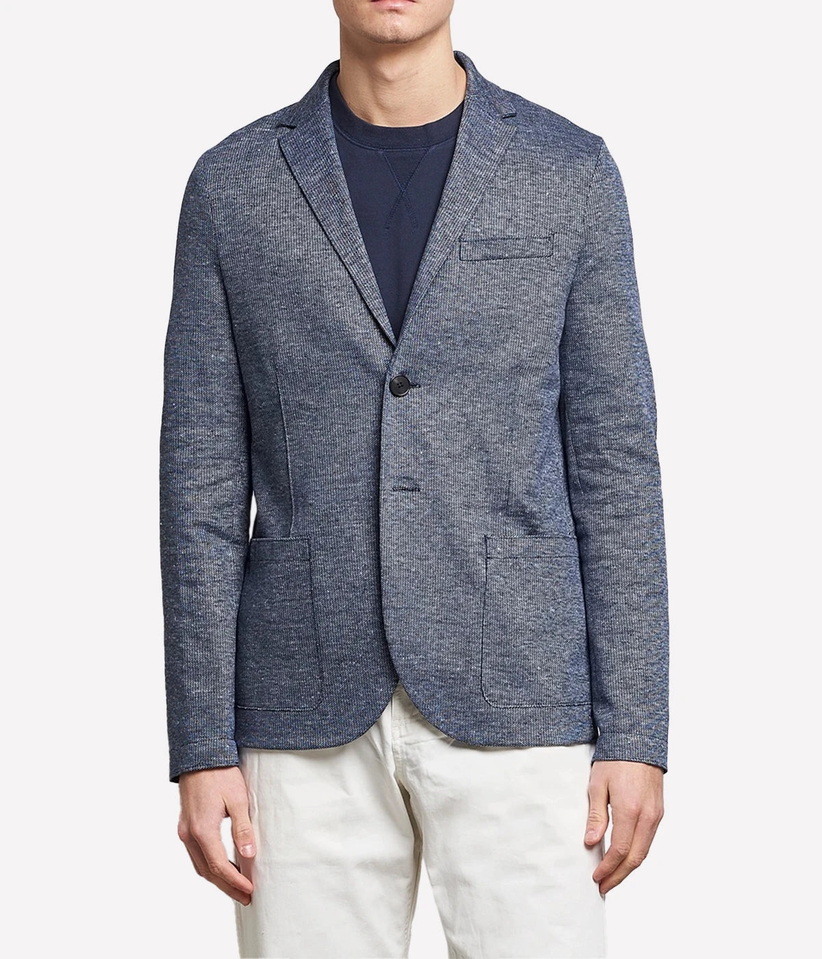 *FINAL SALE* Linen Blazer in Denim