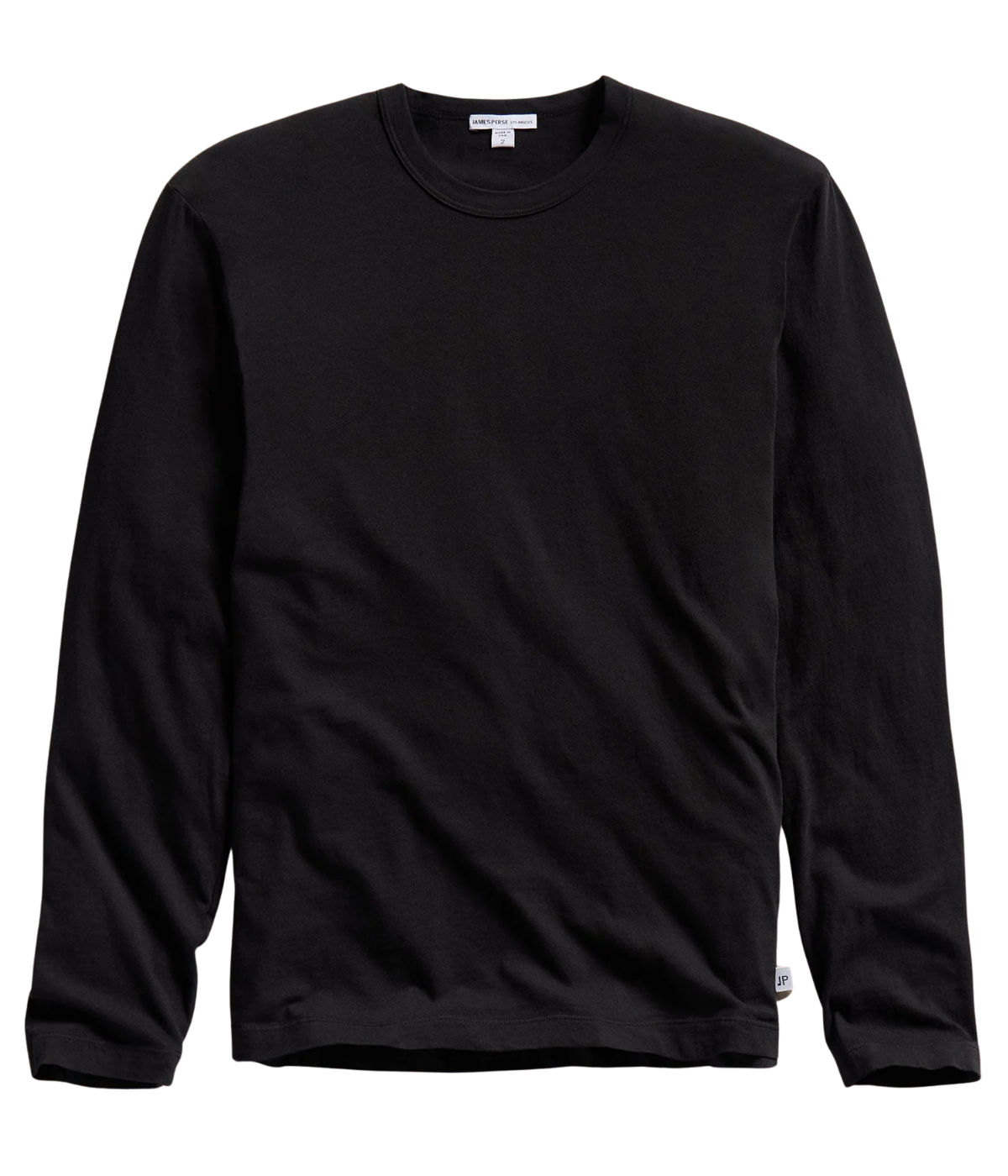 Long Sleeve Crew in Black