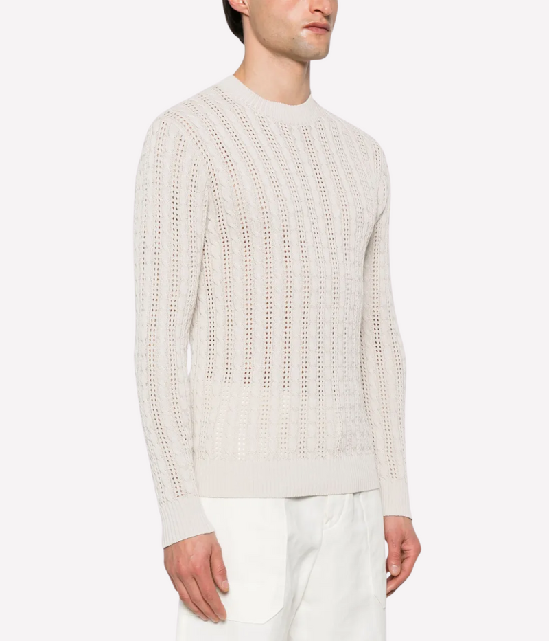 Long Sleeve Knit in Sabbia
