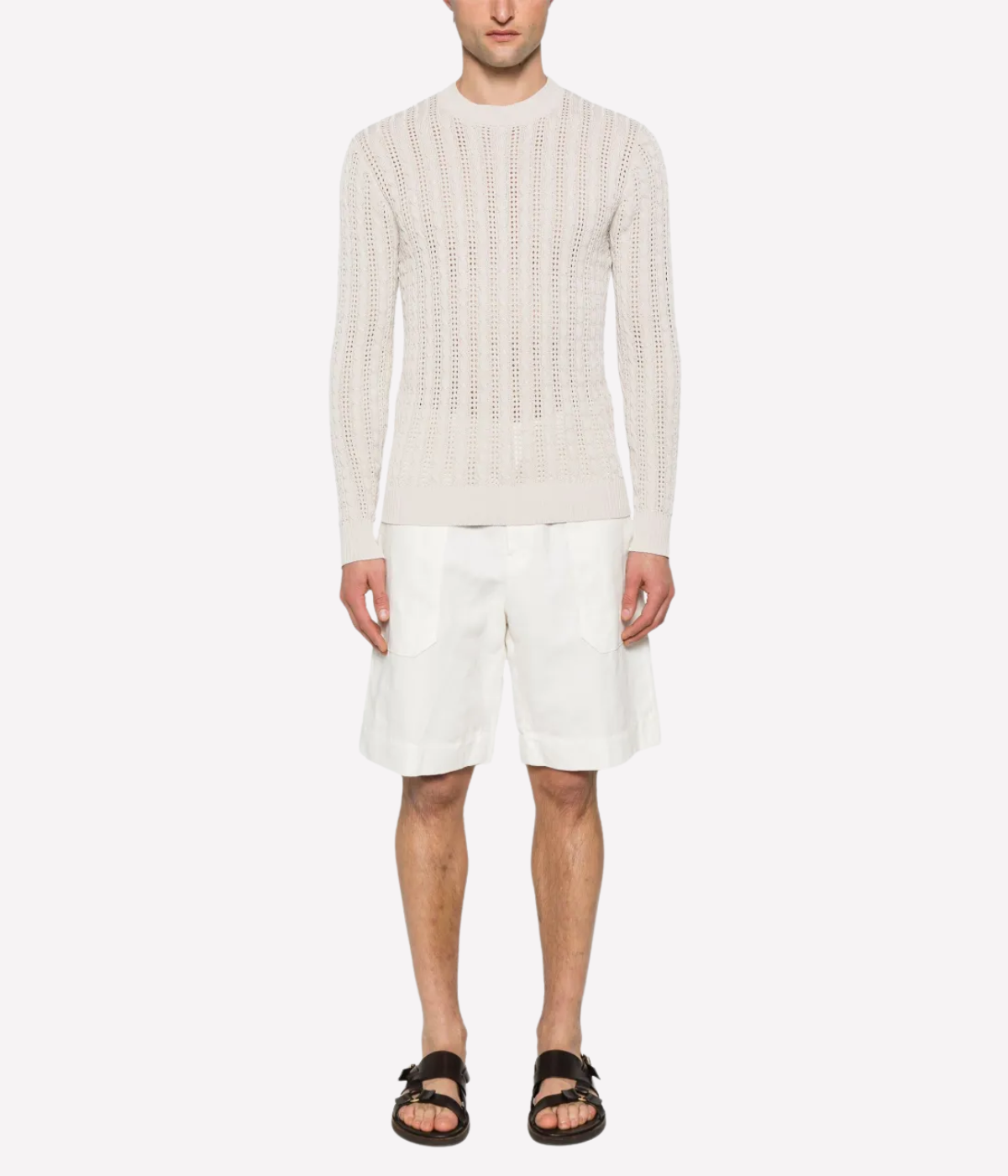 Long Sleeve Knit in Sabbia