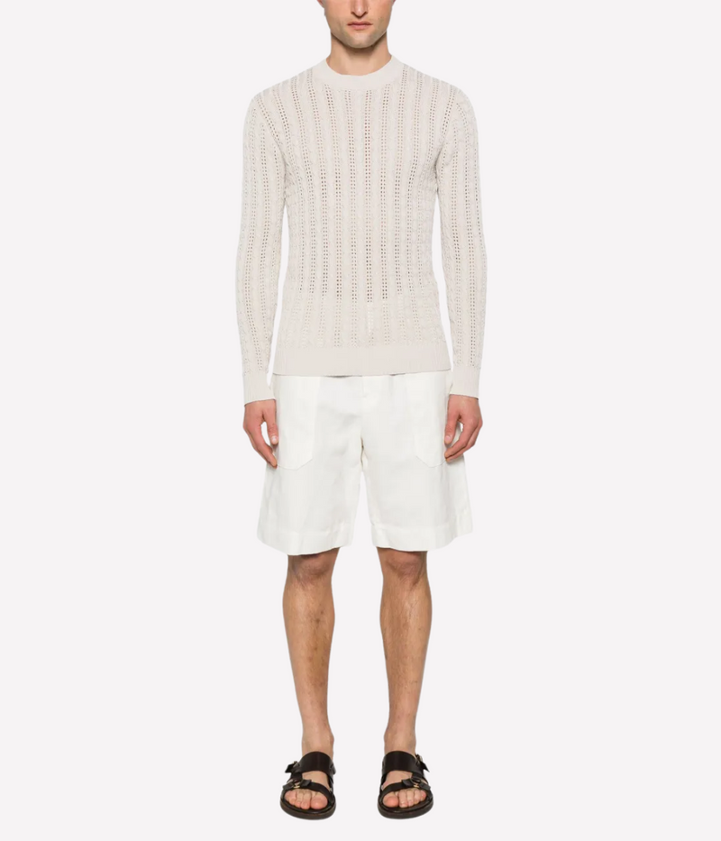 Long Sleeve Knit in Sabbia