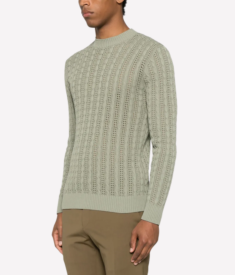 Long Sleeve Knit in Salvia