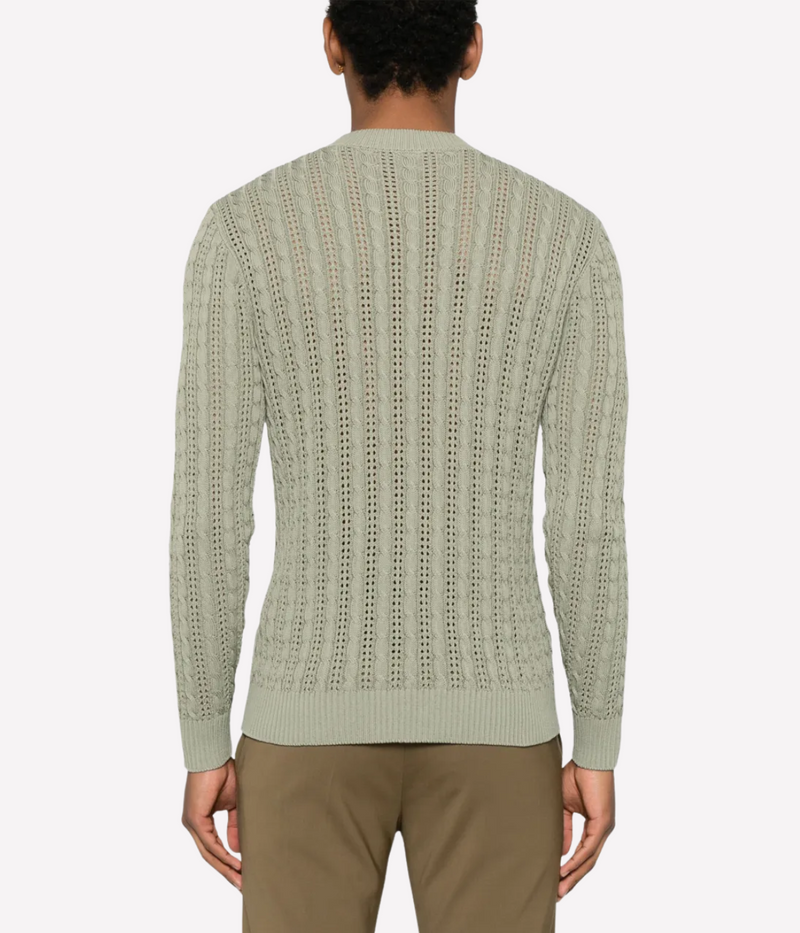 Long Sleeve Knit in Salvia