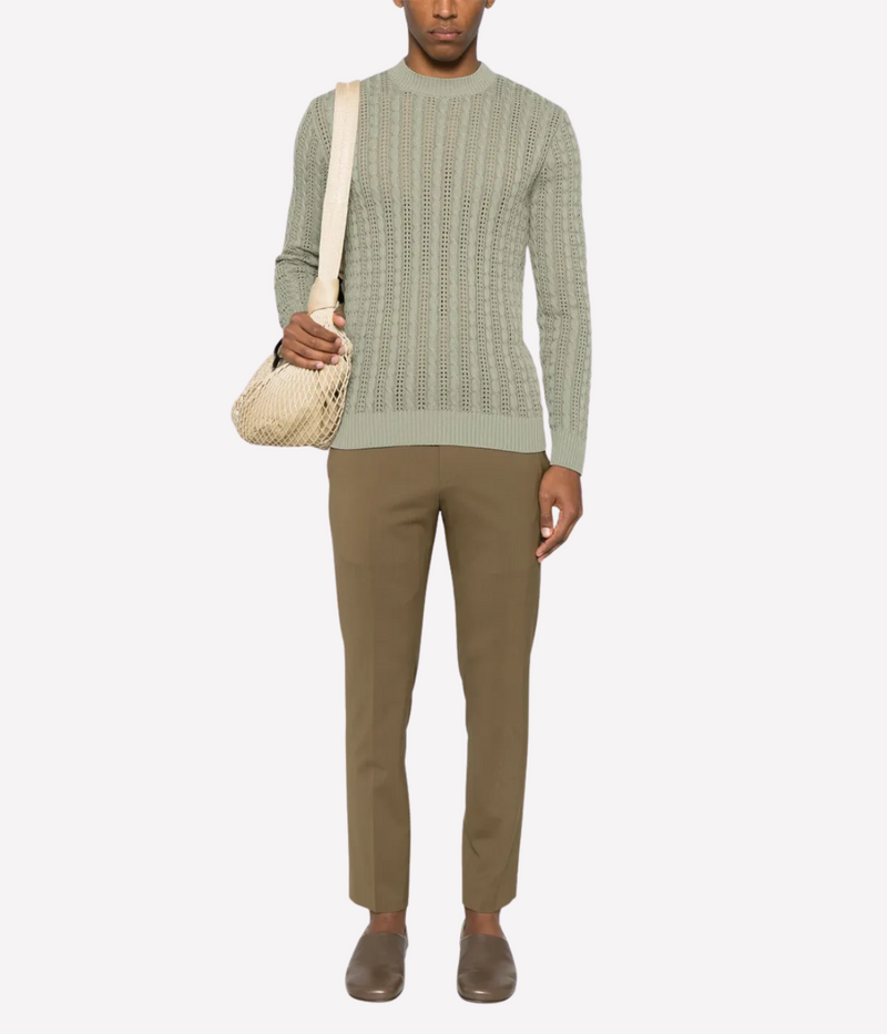 Long Sleeve Knit in Salvia