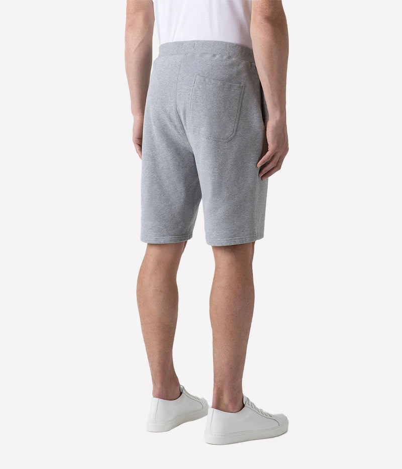 Loopback Track Short in Grey Melange
