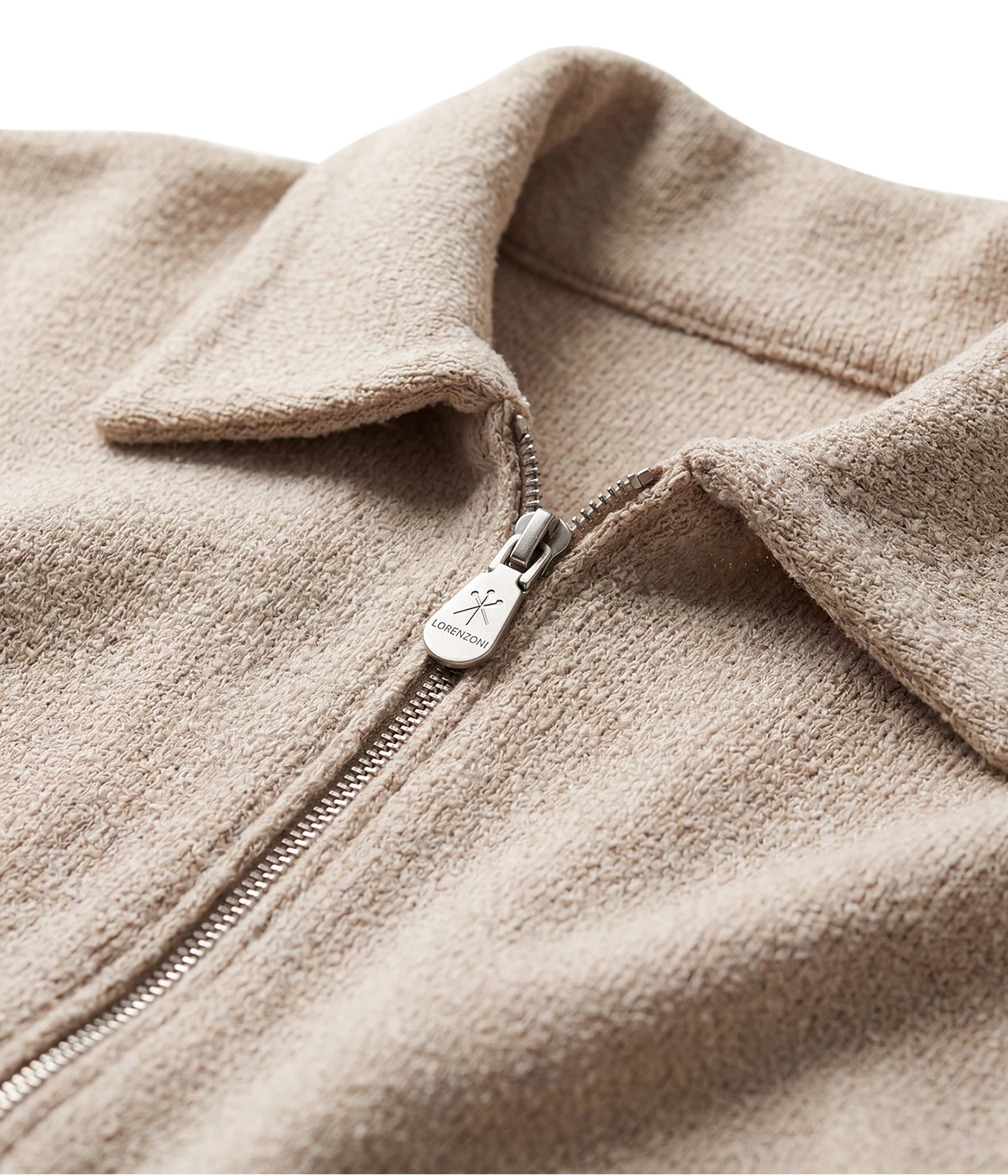 L/S Polo Zip Cardigan in 0320